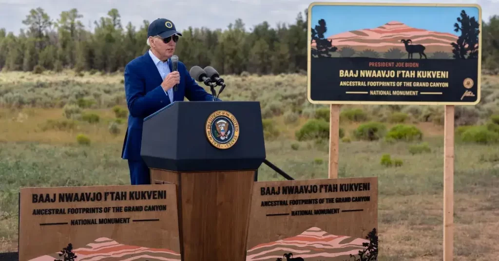 Prez Joe Biden Elevates Tribal Grand Canyon Monument