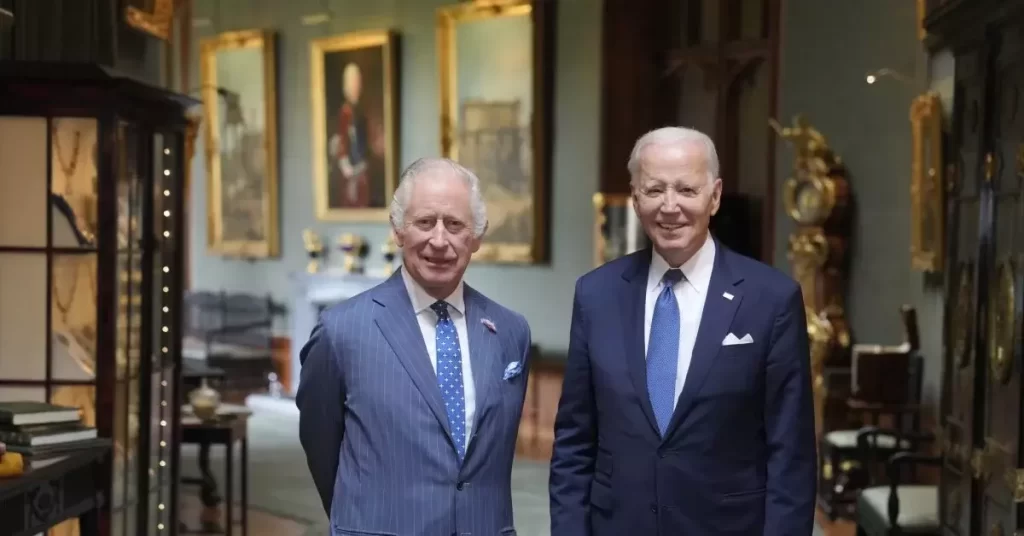 Prez Joe Biden Meets King Charles III at Windsor Castle