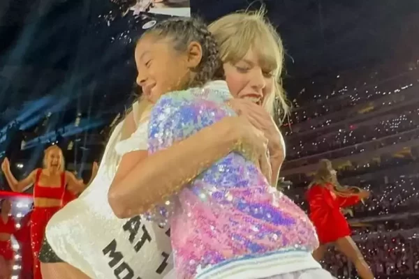 Taylor Swift Shares Heartfelt Moment with Bianka Bryant Onstage at SoFi Stadium