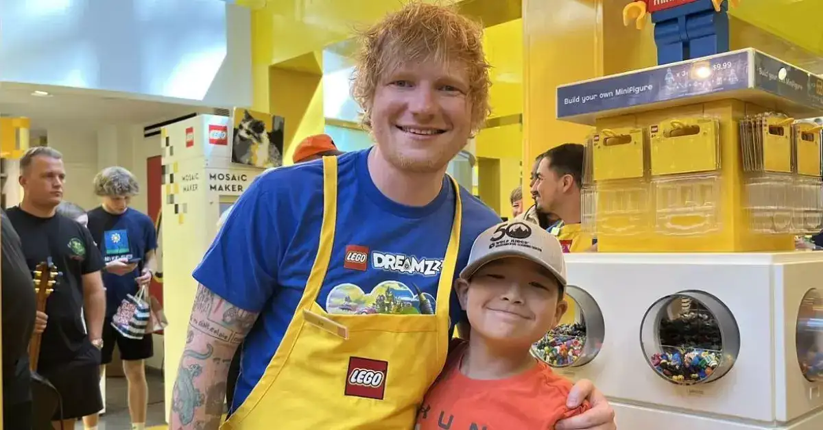 Ed Sheeran's 'Lego Store' Stint Precedes 'Lego House' Show